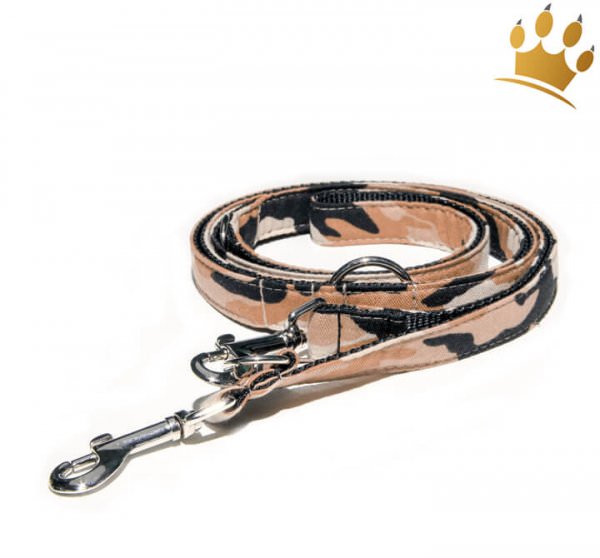 Hundeleine Camouflage Beige