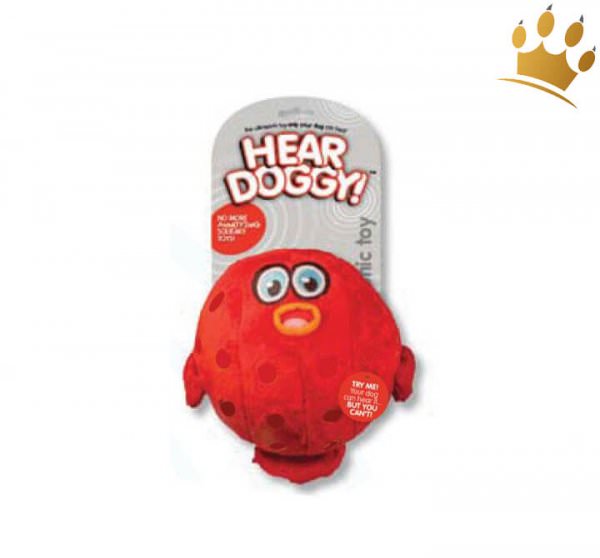 Hundespielzeug Blow Fish mit lautlos Squeaker