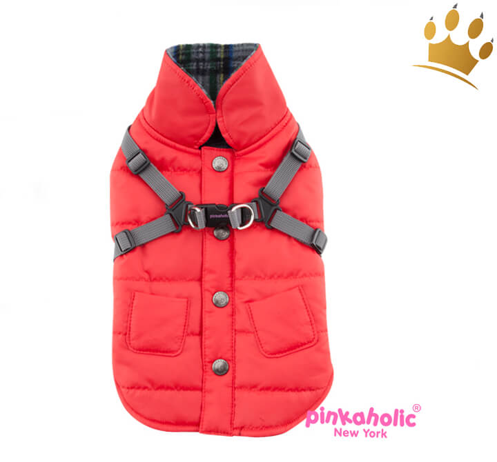 Pinkaholic New York Ameila Mantel, Größe S, Blau – Kuscheliger Wintermantel Mit Knöpfen