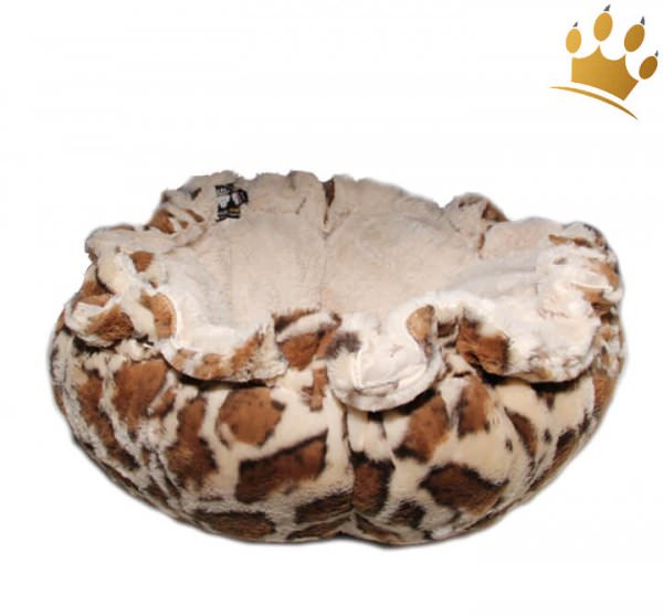 Hundebett Bessie & Barnie Cuddle Pod - Giraffe - Natural