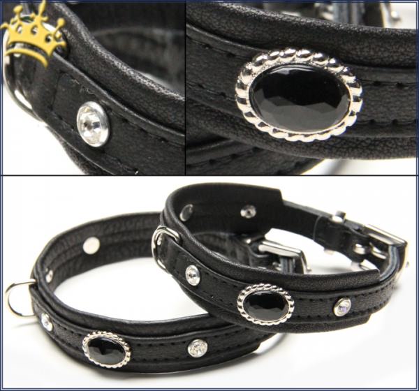 Hundehalsband Black Thunder Detail