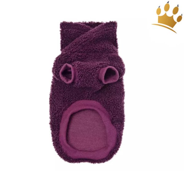 Hundesweater Mou Weinrot