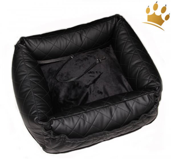 Hunde-Autositz Viaggio Molto Schwarz Raute Fur Schwarz
