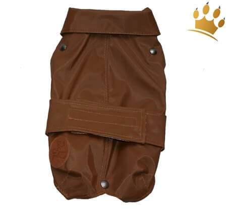 Hunde-Regenmantel Pioggia 2 in 1 Caramel