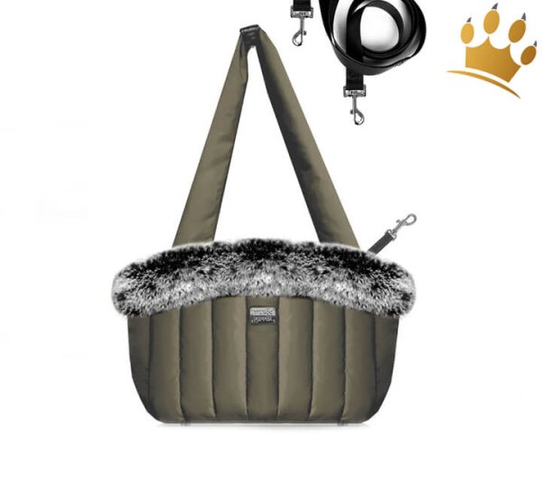 Milk & Pepper Hundetasche Nanouk Kaki