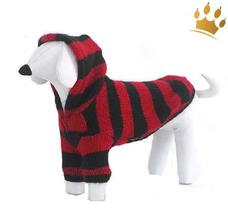 Hundestrickjacke St.Moritz Rot