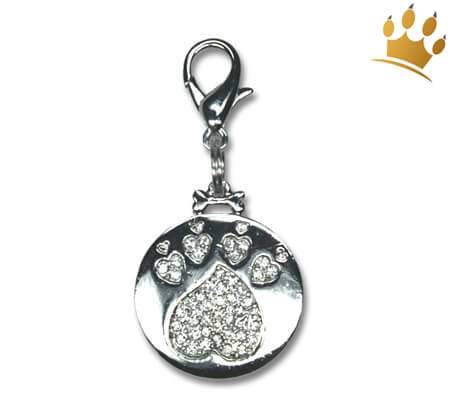 Halsbandanhänger Heart Paw