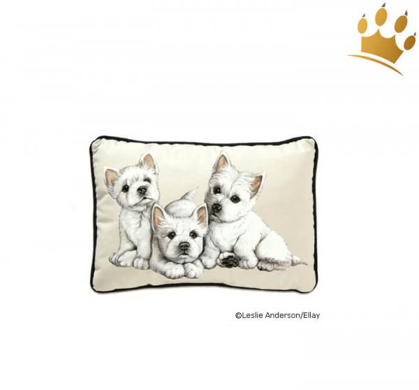 Kissen Hundemotiv Westie