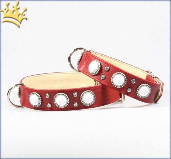 Hundehalsband Malaga Rot