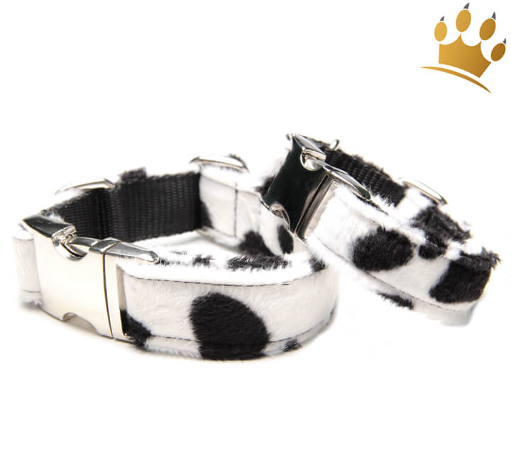 Buckle-Down Grunge Trad Martingale Hundehalsband – Schwarz/Weiß, 3,8 Cm Breit, Für 33-45,7 Cm Halsumfang