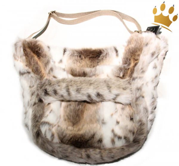 Hundetasche Fur Aline Snow Leo