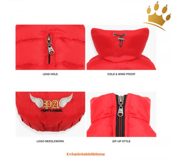 Puppy Angel Hundemantel Urban Outdoor Faux Purpel