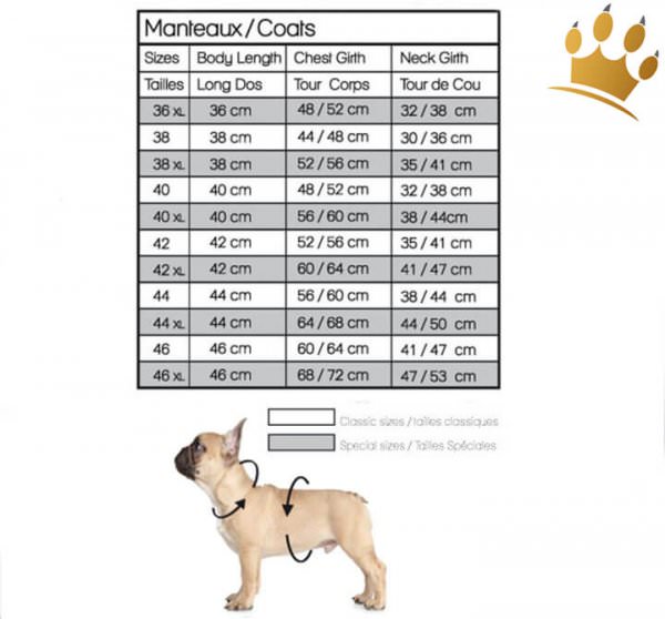 Mantel Ottawa Grössen