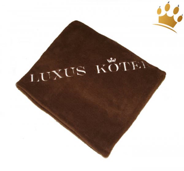 Hundedecke Luxusköter Braun /Champagner
