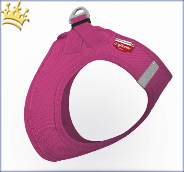 Curli© Vest Softgeschirr SE17 Air-Mesh + Nylon Leine Berry