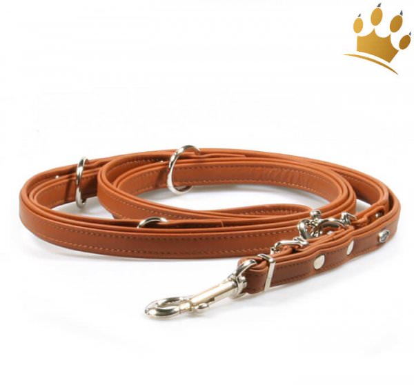 Hundeleine Classico Cognac