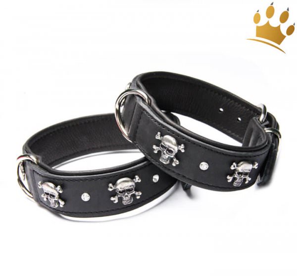 Hundehalsband Pirat Hook Schwarz
