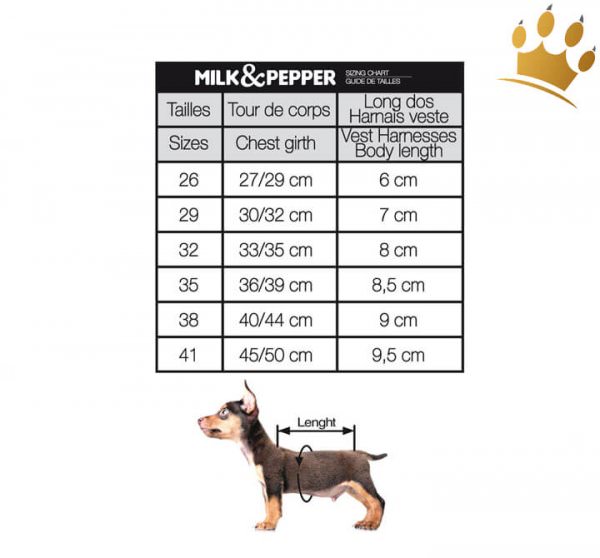 Milk & Pepper Step In Hundegeschirr Ollie