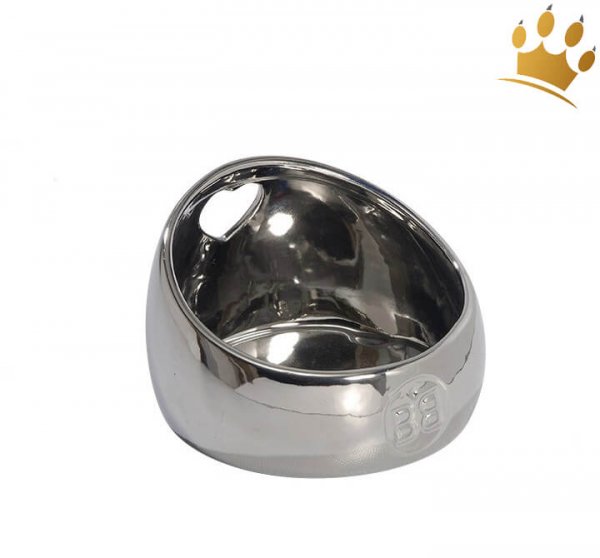 Hundefressnapf Gamelle Songe silber