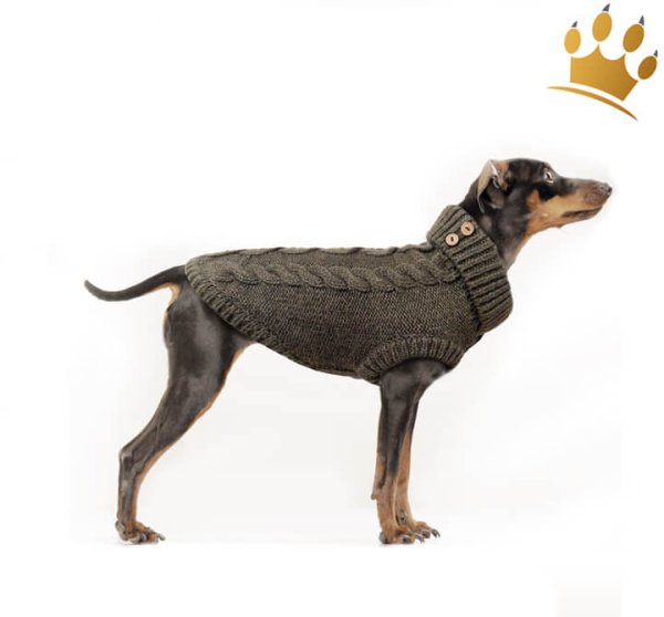 Milk & Pepper Donovan Hundepullover Kaki