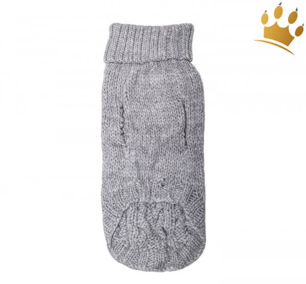 Hundepullover Zöpfli Stone