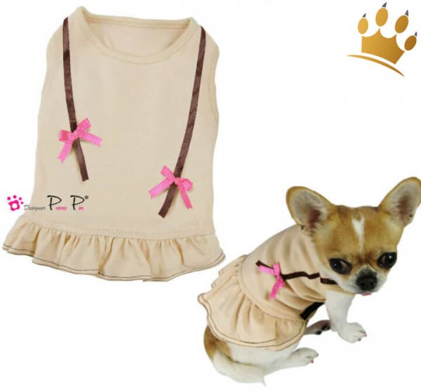 Hundekleidchen Loop Creme