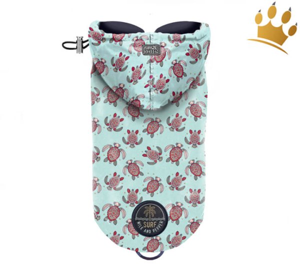 Milk & Pepper Hunderegenmantel Bully Teiki Green