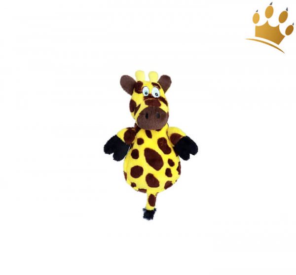 Hundespielzeug Giraffe mit lautlos Squeaker