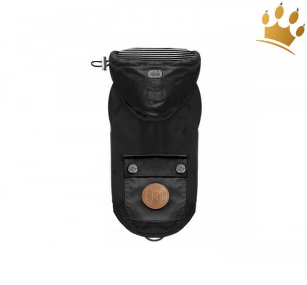 Milk & Pepper Gallagher Hunderegenmantel Schwarz