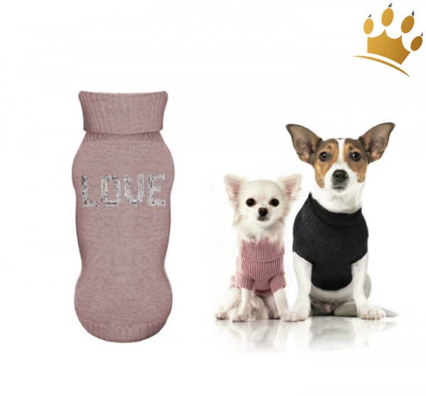 Milk and Pepper Hundepullover Love