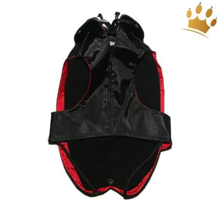 Hunde-Regenmantel Pioggia 2 in 1 Schwarz