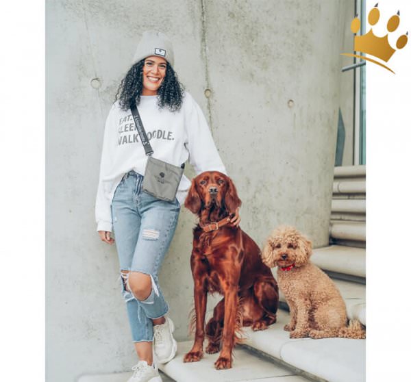 Schmuddelschnute Leckerlibüdel Grau