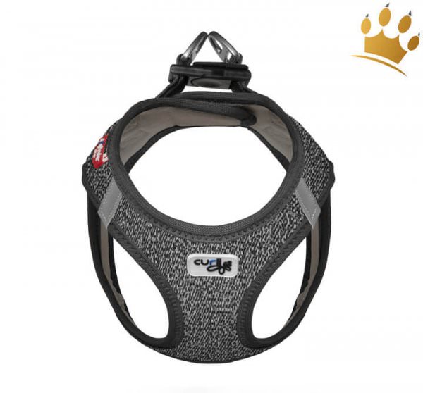 Curli Vest Hundegeschirr Merino Schwarz