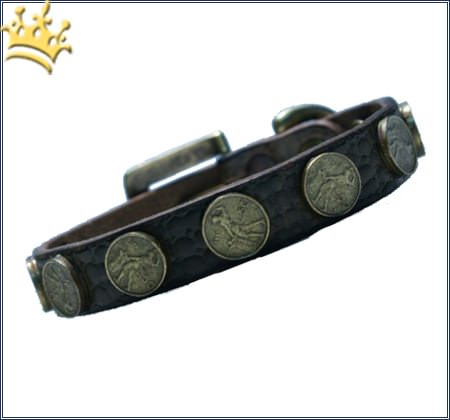 Hundehalsband Moneymaker Braun
