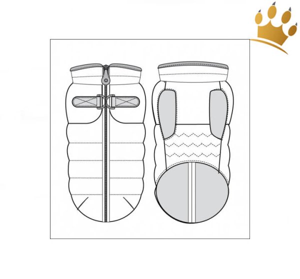 Milk & Pepper Gustave Hundemantel Olive