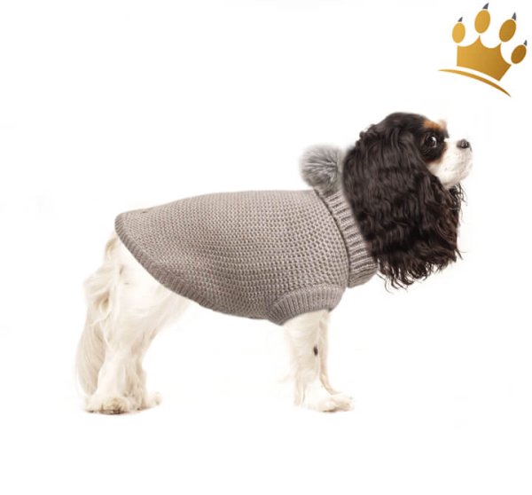 Milk & Pepper Camille Hundepullover Taupe