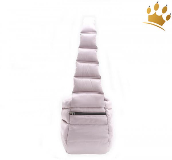 Puppyangel Hundetasche Miss Skull Down Sling Pink