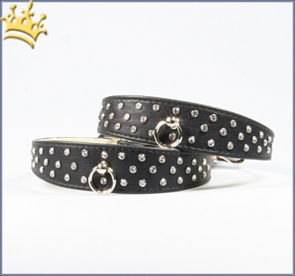 Hundehalsband Luxury Grace Black