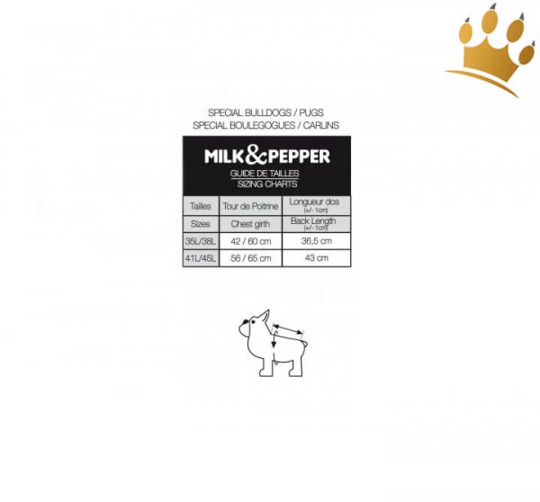 Milk & Pepper Hunde-T-Shirt Titouan Bully