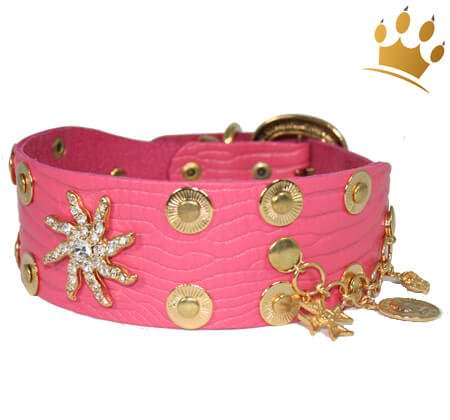 Hundehalsband Estrella de Mar Pink