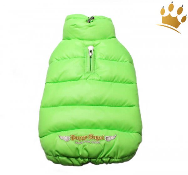 Puppyangel Hundemantel Love Faux Knallgrün