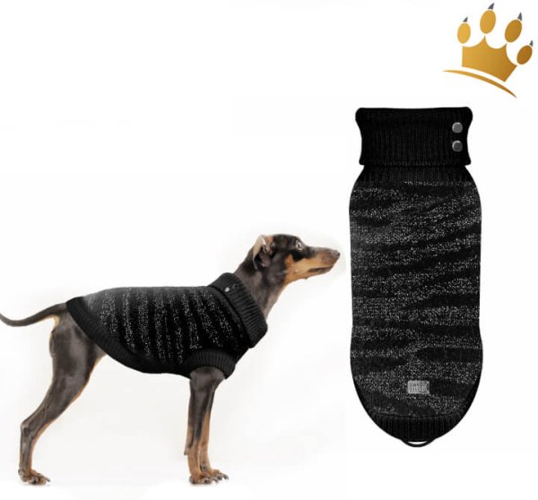 Milk and Pepper Amalia Hundepullover Schwarz