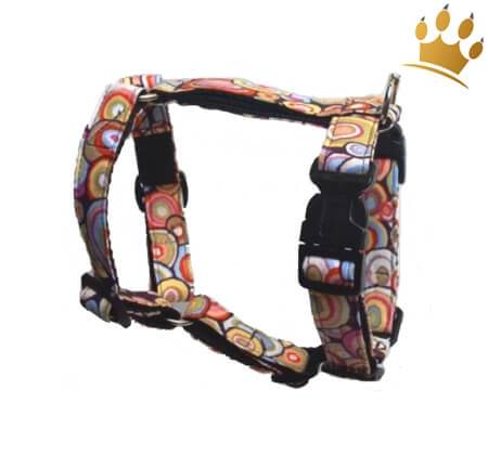 Hundegeschirr Retro-Look Multi