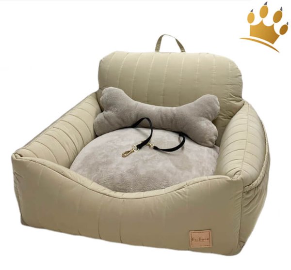 Hundeautositz Luxury Car Drive Short Beige Molto Fur