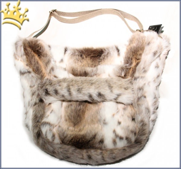 Hundetasche Fur Aline Snow Leo