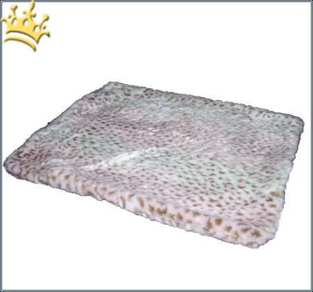 Hunde Cuddle Plaid Leo Pink