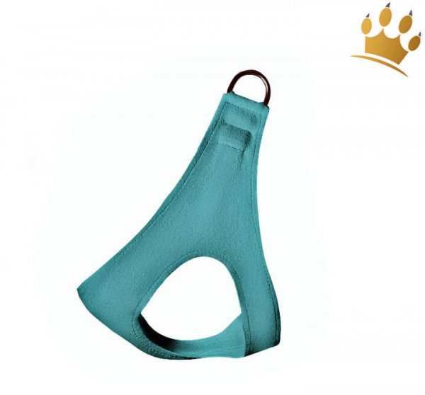Susan Lanci Step-In Hundegeschirr Plain Türkis