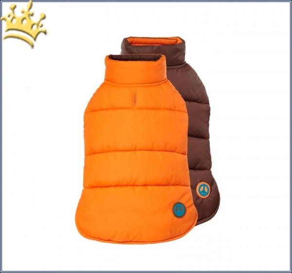 Hundewende-Weste Cortina Orange/Braun