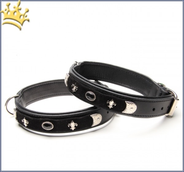 Hundehalsband Tres Chic Black