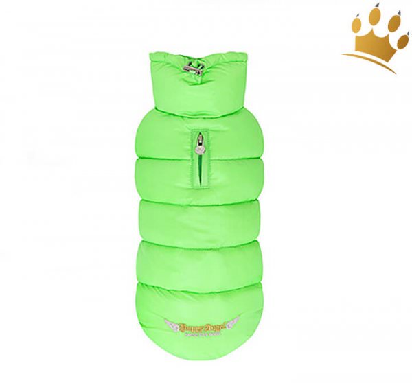 Puppyangel-Hundemantel-Love-Faux-Knallgruen